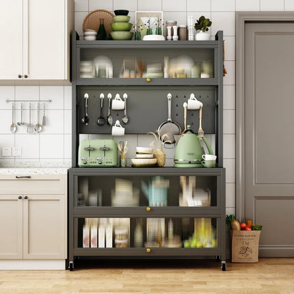 FurnitureZ l  Pantry Cabinet Storage for Kitchen, Dining Room