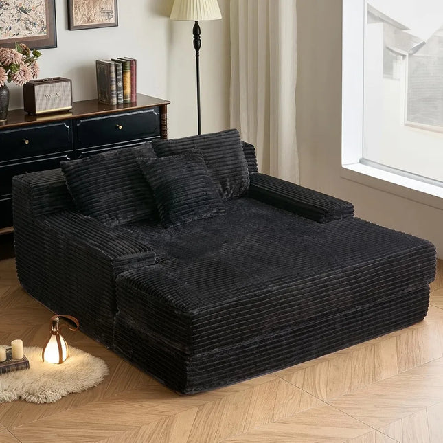 FurnitureZ l  Oversized Cloud Sofa Bed for Bedroom