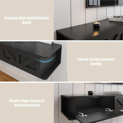 FurnitureZ l  Floating TV Stand for Living Room, Bedroom