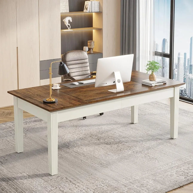 FurnitureZ l  62" Computer Desk for Home Office
