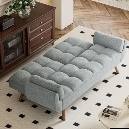 FurnitureZ l  2-in-1Modern Comfy Loveseat Convertible Sofa Bed for Living Room