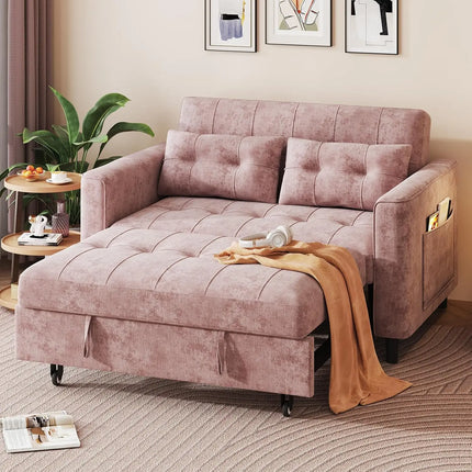 FurnitureZ l  3 in 1 Convertible Sleeper Sofa Bed for Bedroom