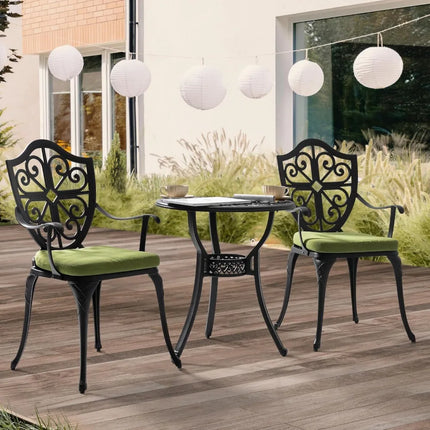 FurnitureZ l  3 Piece Outdoor Bistro Set