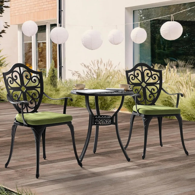 FurnitureZ l  3 Piece Outdoor Bistro Set