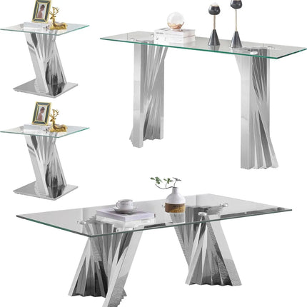 FurnitureZ l  Modern Narrow Long Console Table for Living Room