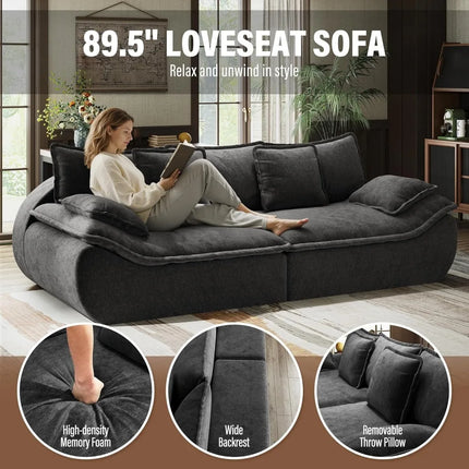 FurnitureZ l  2-Seater Modular Sectional Sofa