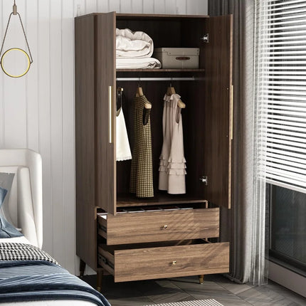 FurnitureZ l  Double Door Armoire for Bedroom