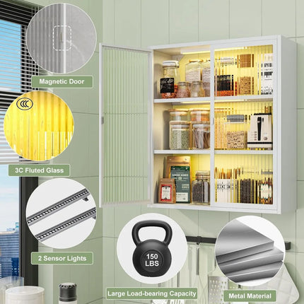 FurnitureZ l Wall Medicine Cabinet for Bathroom