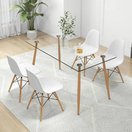 FurnitureZ l  Dining Table Set for 4 for Dining Room