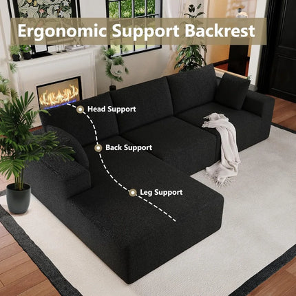 FurnitureZ l  108”Modular Sectional Sofa for Living Room