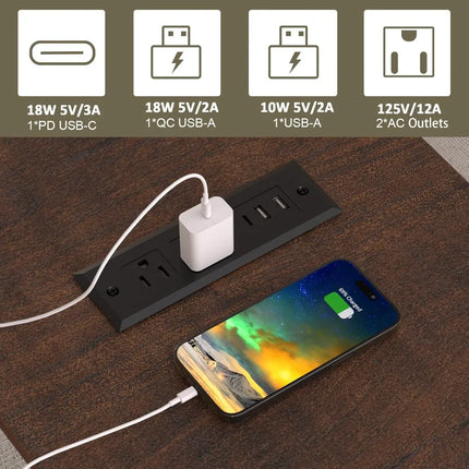 FurnitureZ l  18” End Table for Living Room