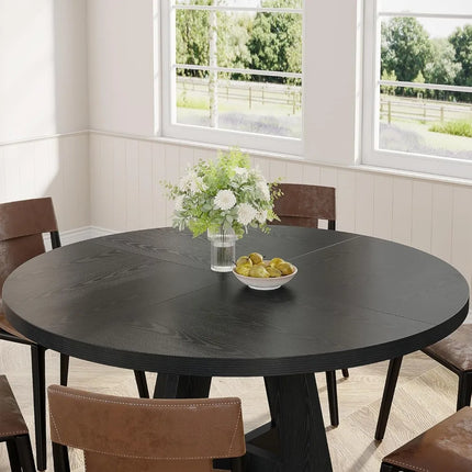 FurnitureZ l  Round Wood Table for Dining Room