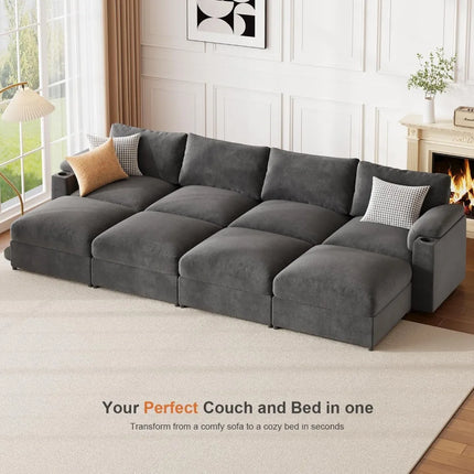 FurnitureZ l  Modular Sectional Sofa Couch for Living Room