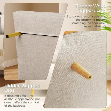 FurnitureZ l  Convertible Sleeper Chair Bed for Bedroom