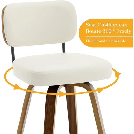 FurnitureZ l Counter Height Bar Stools Set of 2 for Dining Room