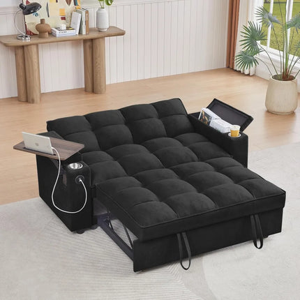FurnitureZ l  3-in-1 Folding Convertible Sofa Bed for Bedroom
