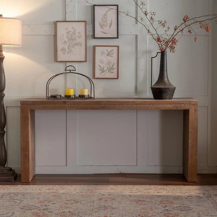 FurnitureZ l  64" Wooden Rectangular Sofa Table Series for Living Room