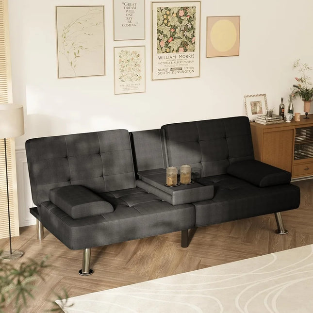 FurnitureZ l  Futon Sofa Bed for Bedroom