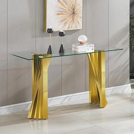 FurnitureZ l  Modern Narrow Long Console Table for Living Room