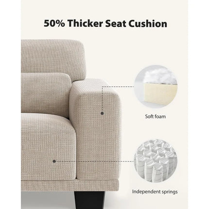 FurnitureZ l  89" Sofa Couches for Living Room