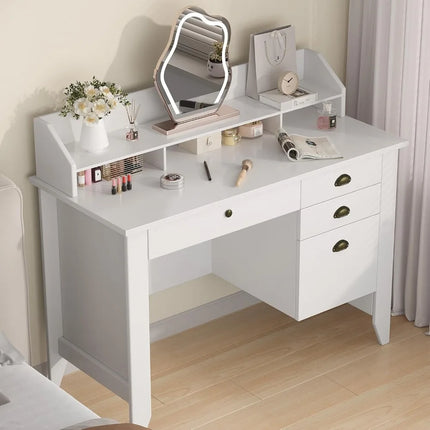 FurnitureZ l  White Desk for Home Office