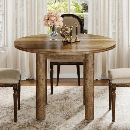 FurnitureZ l  Round Dining Table for 2-4 for Dining Room