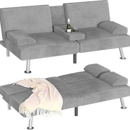 FurnitureZ l  Futon Sofa Bed for Bedroom