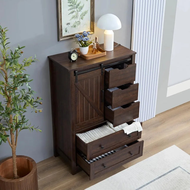 FurnitureZ l  Rustic Dresser for Bedroom, Dressing Room