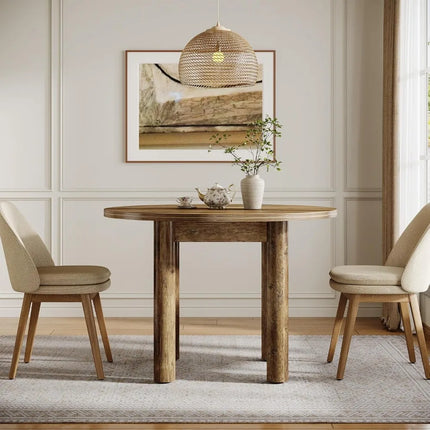 FurnitureZ l  Round Dining Table for 2-4 for Dining Room