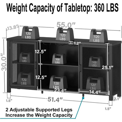 FurnitureZ l  Black Wine Bar Cabinet for Dining Room