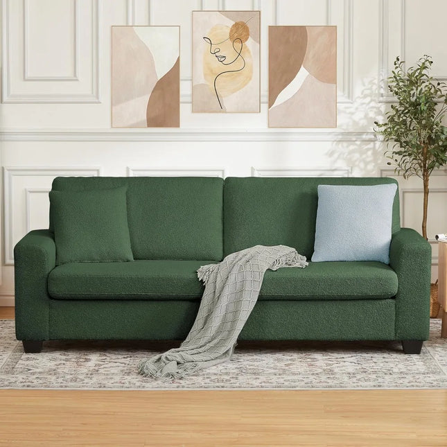 FurnitureZ l  83" Contemporary 3-Seater Sofa for Living Room