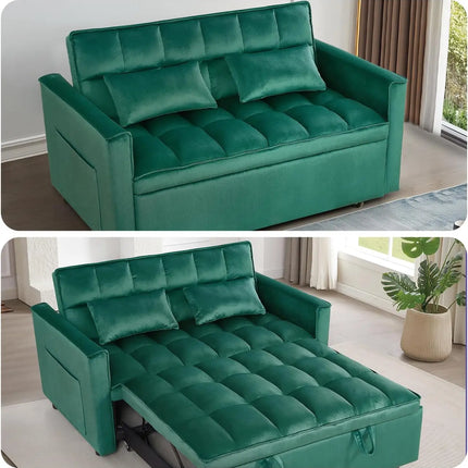 FurnitureZ l  3 in 1 Convertible Sleeper Sofa Bed for Bedroom