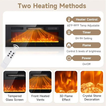 FurnitureZ l  70" Wall-Mounted TV Stand for Living Room, Bedroom