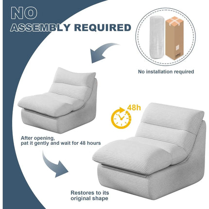 FurnitureZ l  Bean Bag Chairs for Bedroom, Living Room