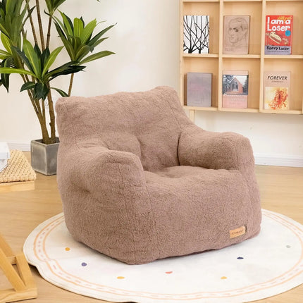 FurnitureZ l  Bean Bag Sofa with Tufted Soft Stuffed Filling for Bedroom