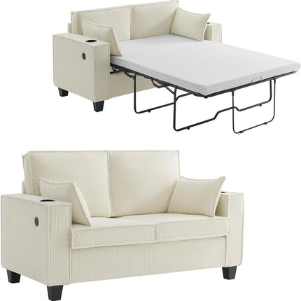 FurnitureZ l  Pull Out Sofa Bed, Sleeper Sofa Couch for Bedroom