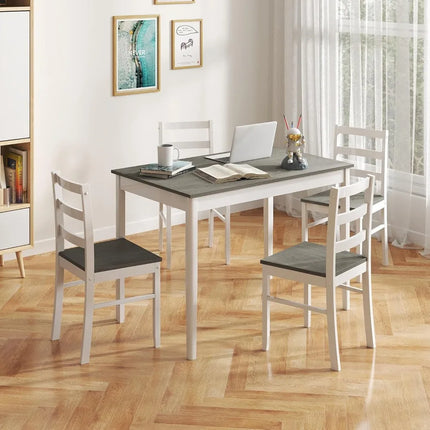 FurnitureZ l  Dining Table Set for 4 for Dining Room