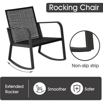 FurnitureZ l  3 Piece Patio Furniture Set for Outdoor