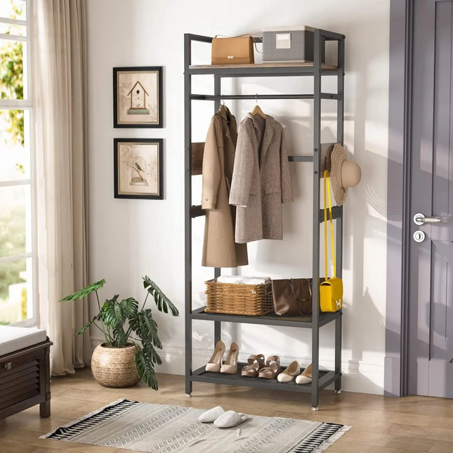 FurnitureZ l Small Heavy Duty Clothes Rack for Dressing Room