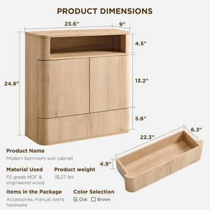 FurnitureZ l  Modern Minimalist Cabinet for Bathroom