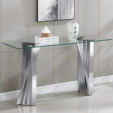 FurnitureZ l  Modern Narrow Long Console Table for Living Room