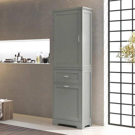 FurnitureZ l  Tall Storage Display Organizer for Dining Room, Kitchen