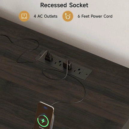 FurnitureZ l  55x23" Electric Height Adjustable Desk for Home Office