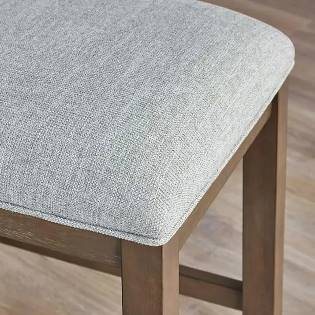 FurnitureZ l  Members Mark Lowell 4-Piece Console Table Set with Stools for Dining Room