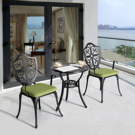 FurnitureZ l  3 Piece Outdoor Bistro Set