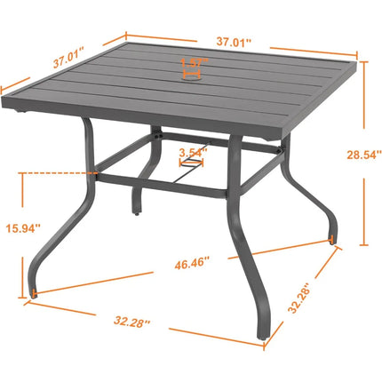 FurnitureZ l  37" Outdoor Patio Table