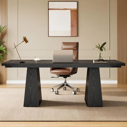 FurnitureZ l 63" Executive Desk for Home Office