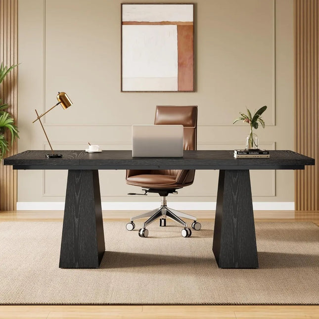 FurnitureZ l 63" Executive Desk for Home Office