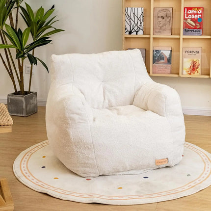 FurnitureZ l  Bean Bag Sofa with Tufted Soft Stuffed Filling for Bedroom