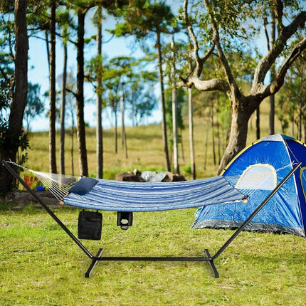 FurnitureZ l  Double Hammock with Stand for Outdoor